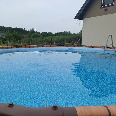 Ferienhaus Siedlisko Dwa Zurawie - Uroczy Nad Stawem, Z Kominkiem, Obok Konie *